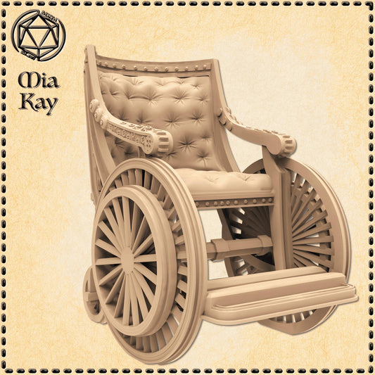 Wheelchair miniature by M3DM