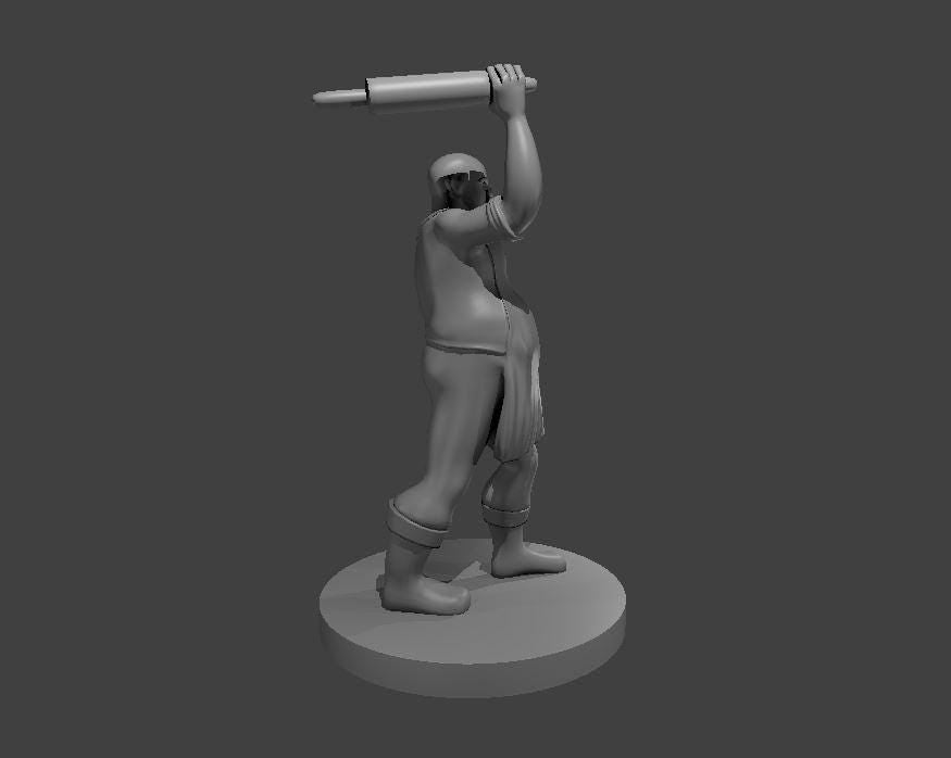 Angry Baker miniature by MZ4250