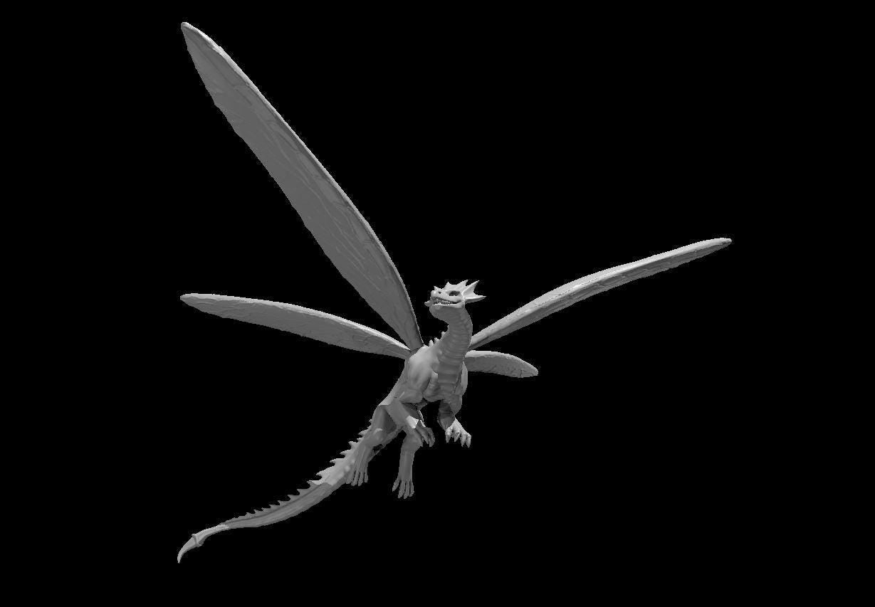 Faerie Dragon with Dragonfly Wings miniature by MZ4250