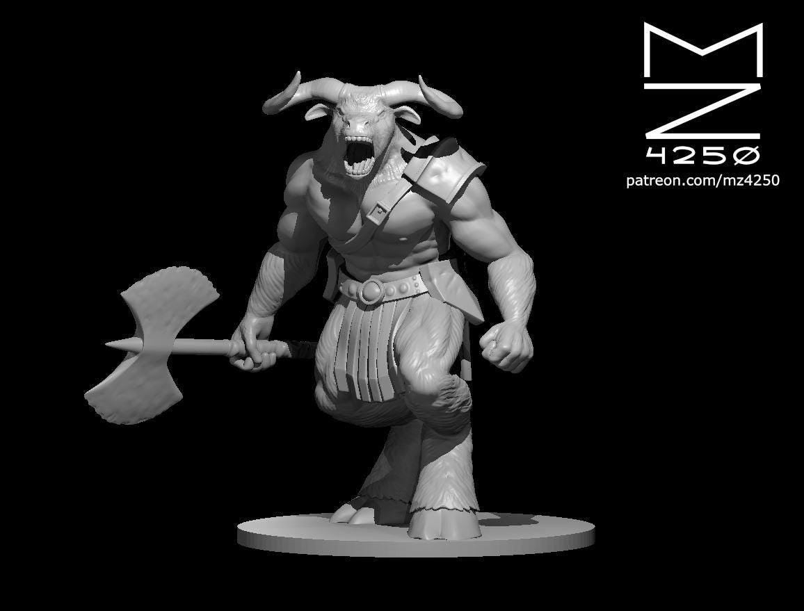 Minotaur miniature by MZ4250