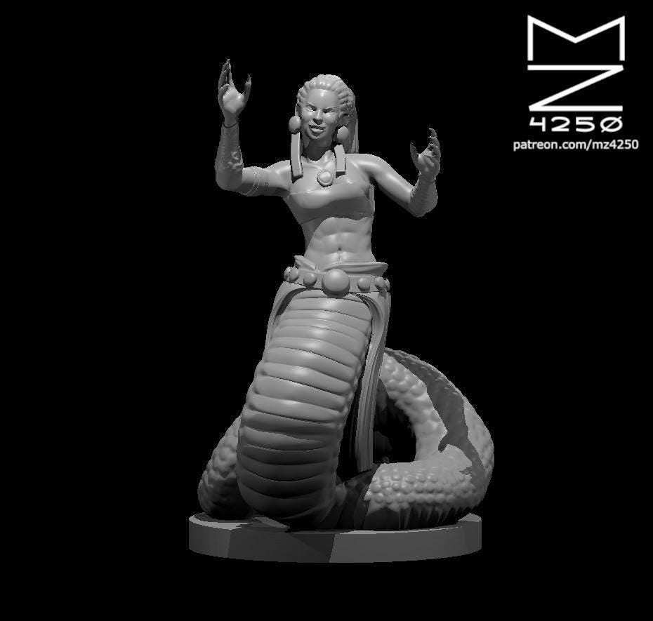 Yuan Ti Malison Female miniature by MZ4250
