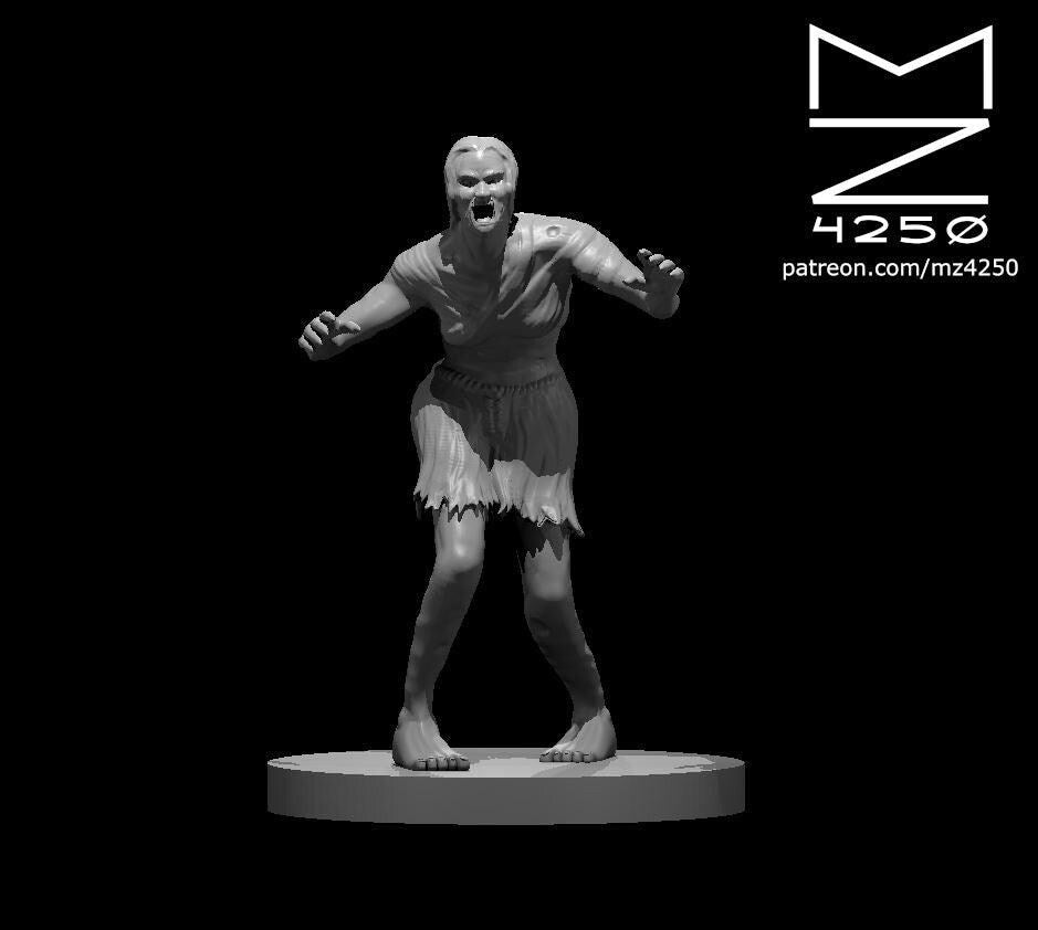 Zombie Female miniature by MZ4250
