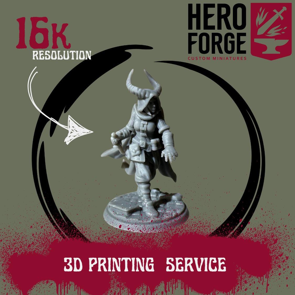 Heroforge 3D Miniature Printing Service