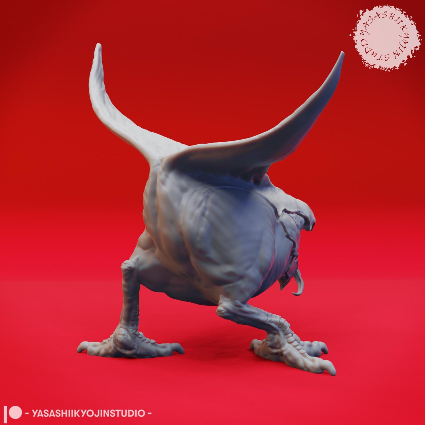 Abyssal Chicken miniature by Yasashii Kyojin Studio