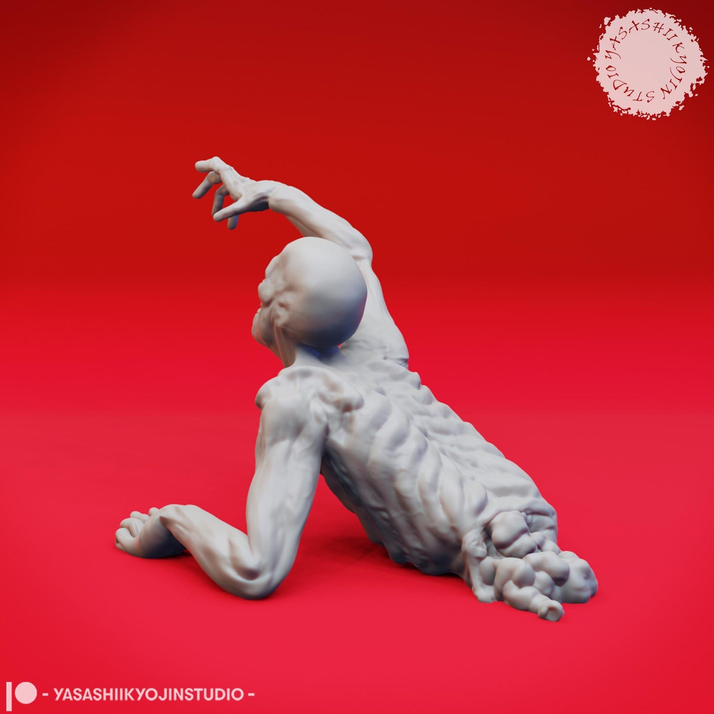 Zombie miniature by Yasashii Kyojin Studio