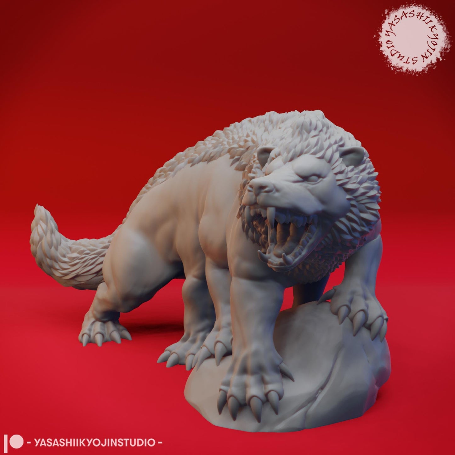 Aurumvorax miniature by Yasashii Kyojin Studio