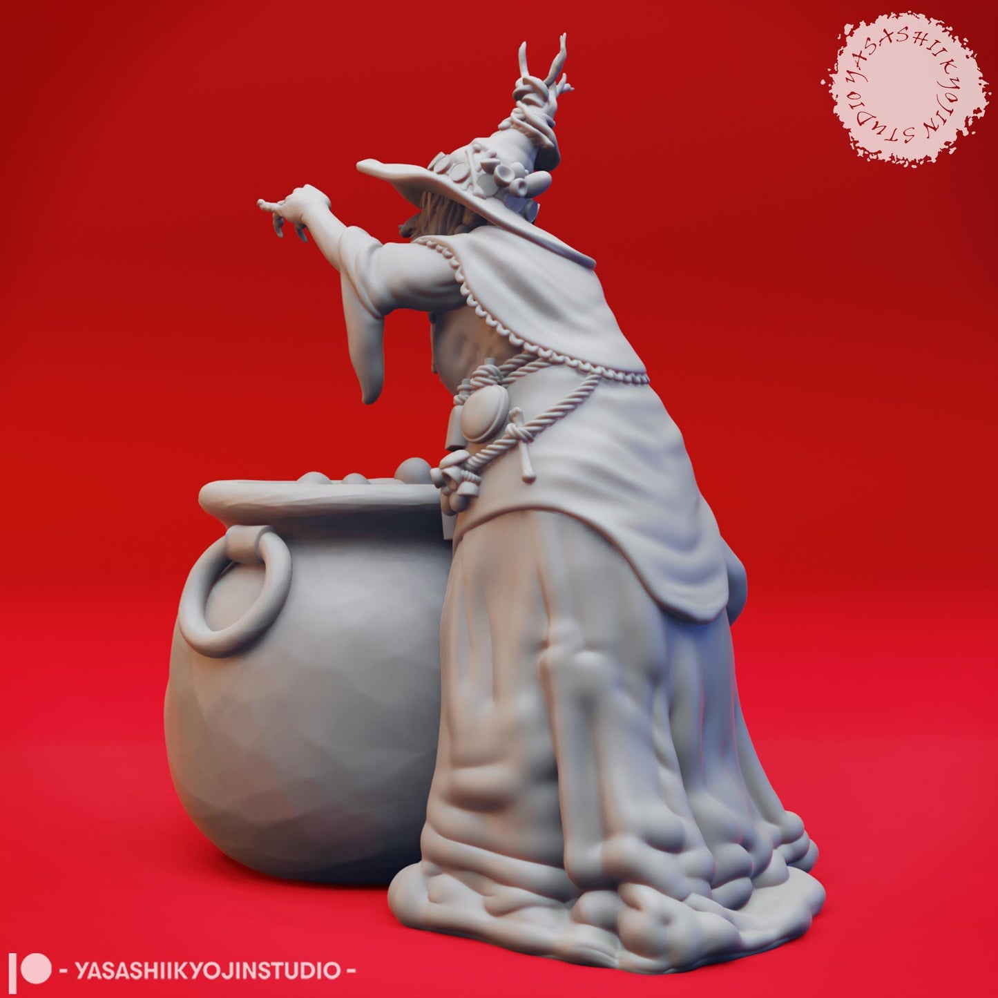 Barovian Witch miniature by Yasashii Kyojin Studio