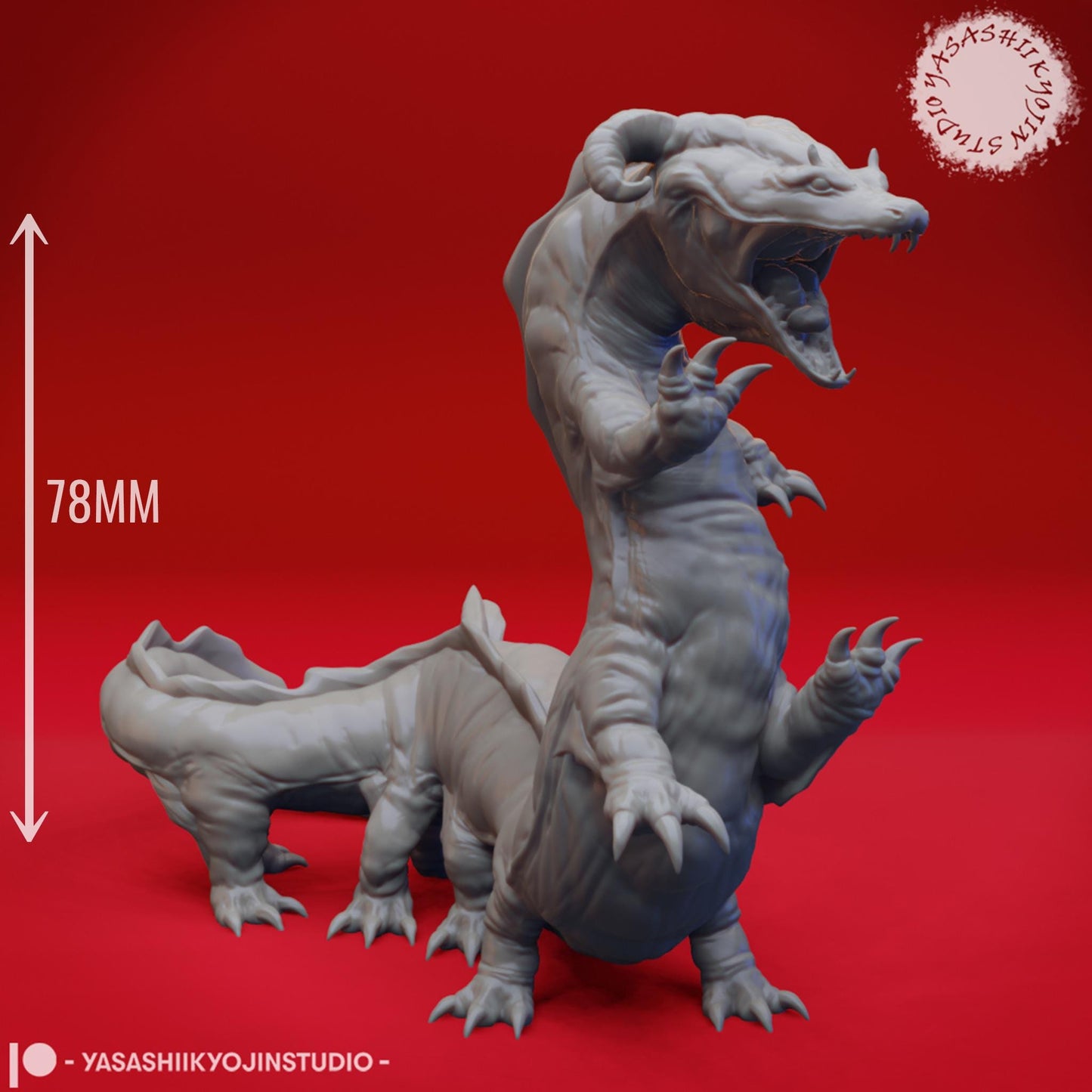 Behir miniature by Yasashii Kyojin Studio