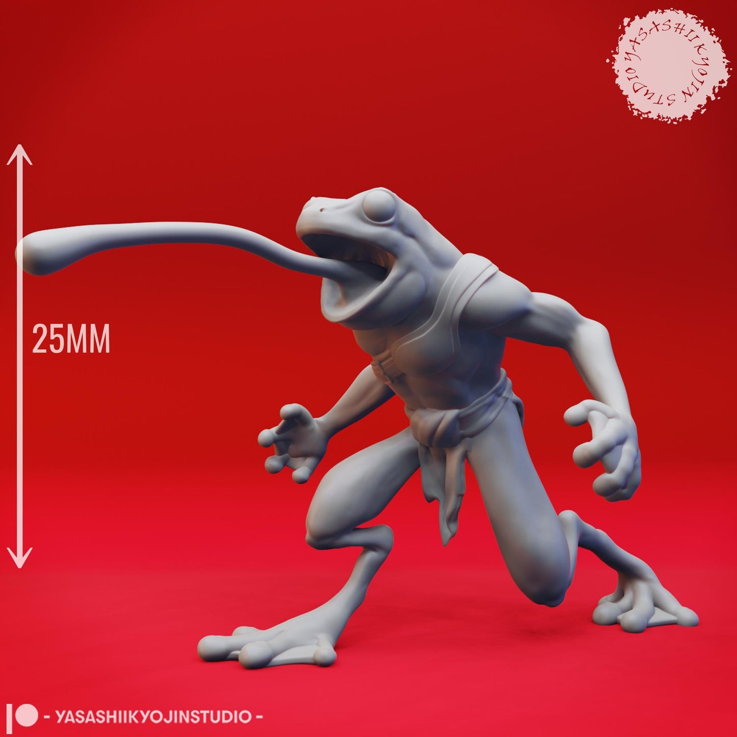 Bullywug miniature by Yasashii Kyojin Studio