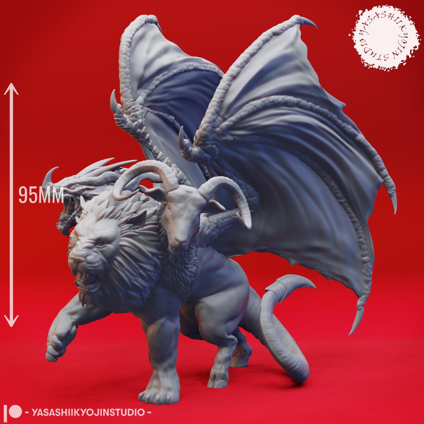 Chimera miniature by Yasashii Kyojin Studio