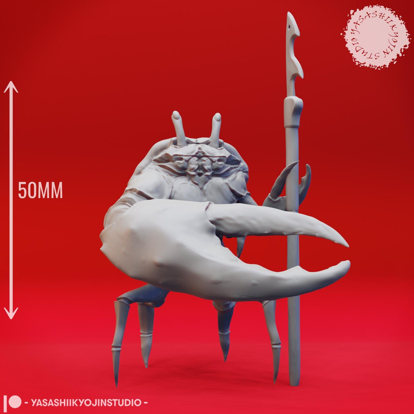 Crabfolk miniature by Yasashii Kyojin Studio