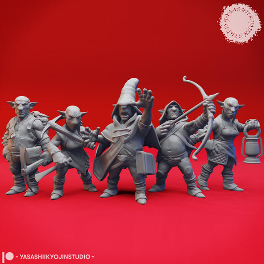 Deep Gnome miniature by Yasashii Kyojin Studio