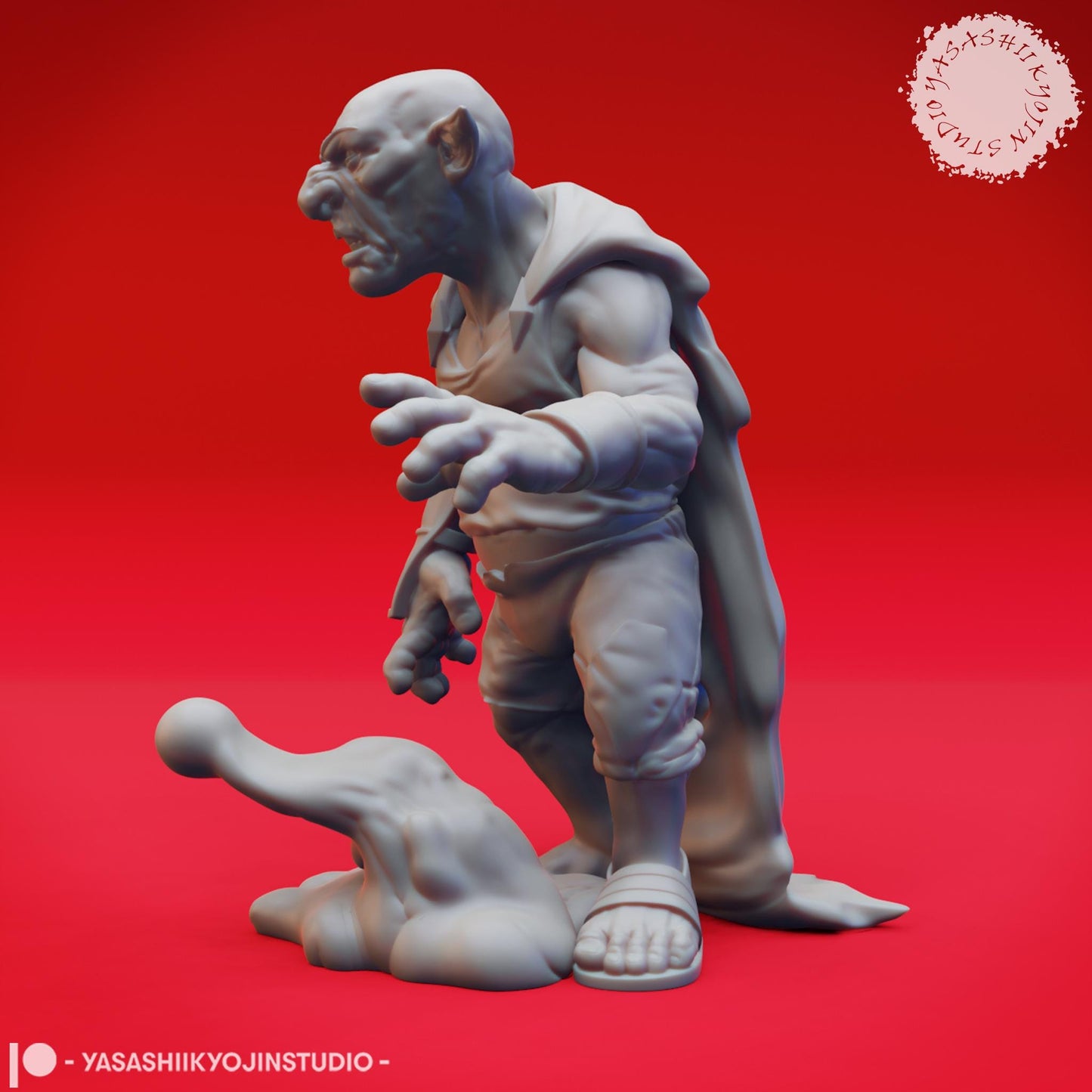 Deep Gnome Pudding King miniature by Yasashii Kyojin Studio