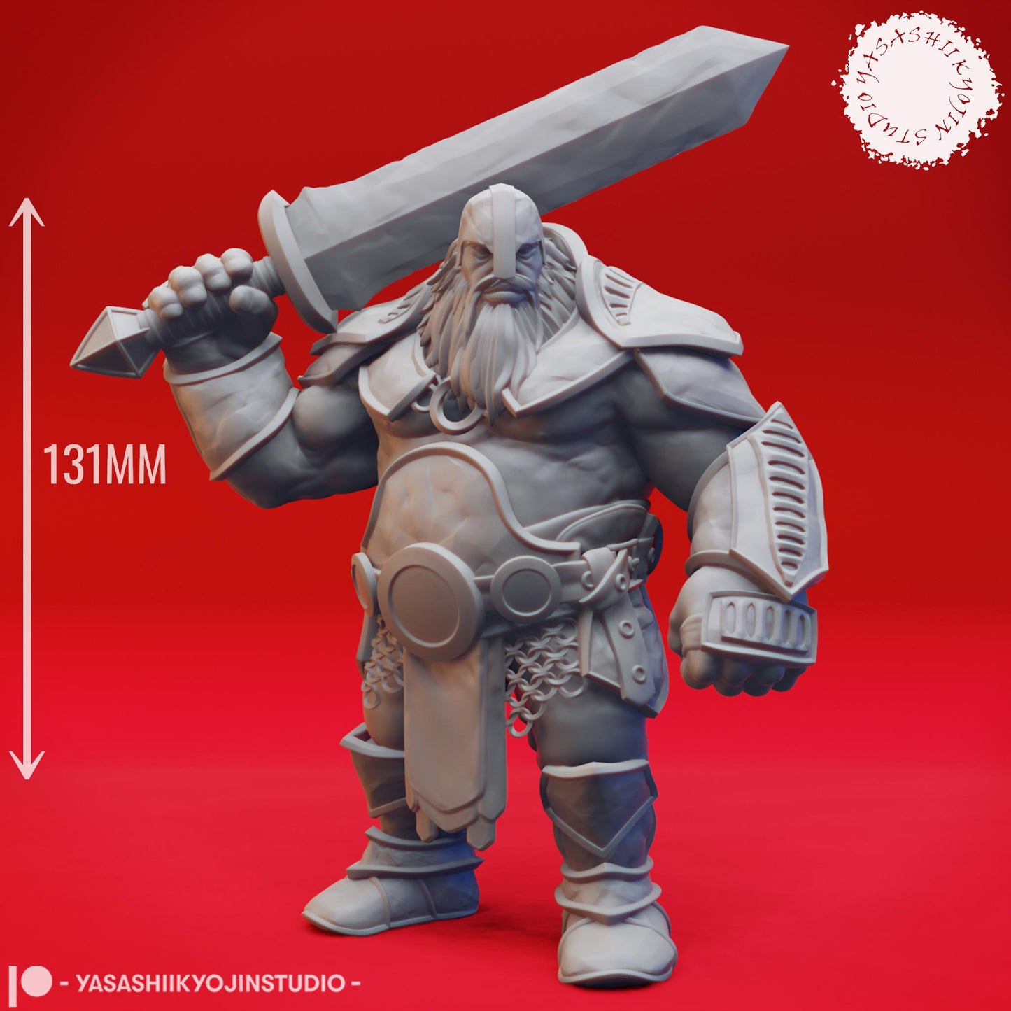 Fire Giant miniature by Yasashii Kyojin Studio
