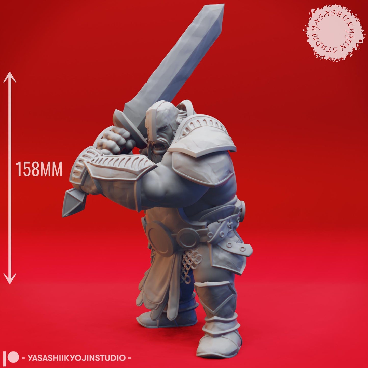 Fire Giant miniature by Yasashii Kyojin Studio