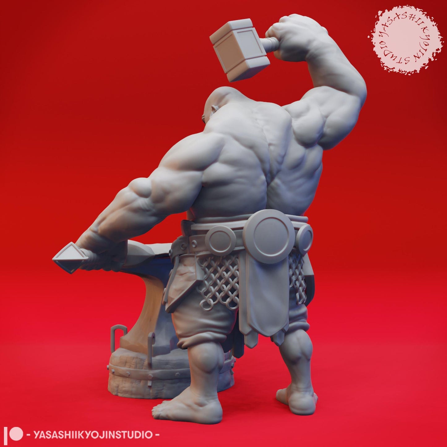 Fire Giant miniature by Yasashii Kyojin Studio