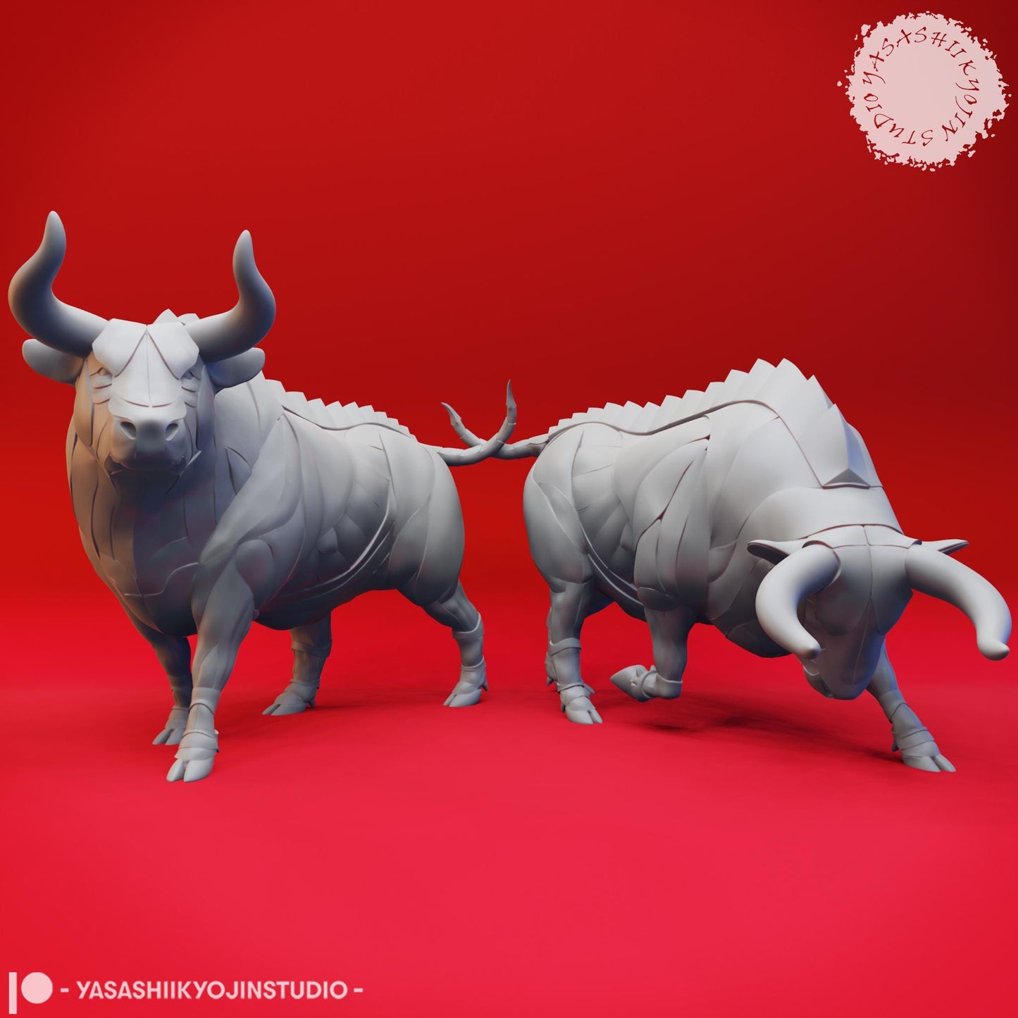 Gorgon miniature by Yasashii Kyojin Studio