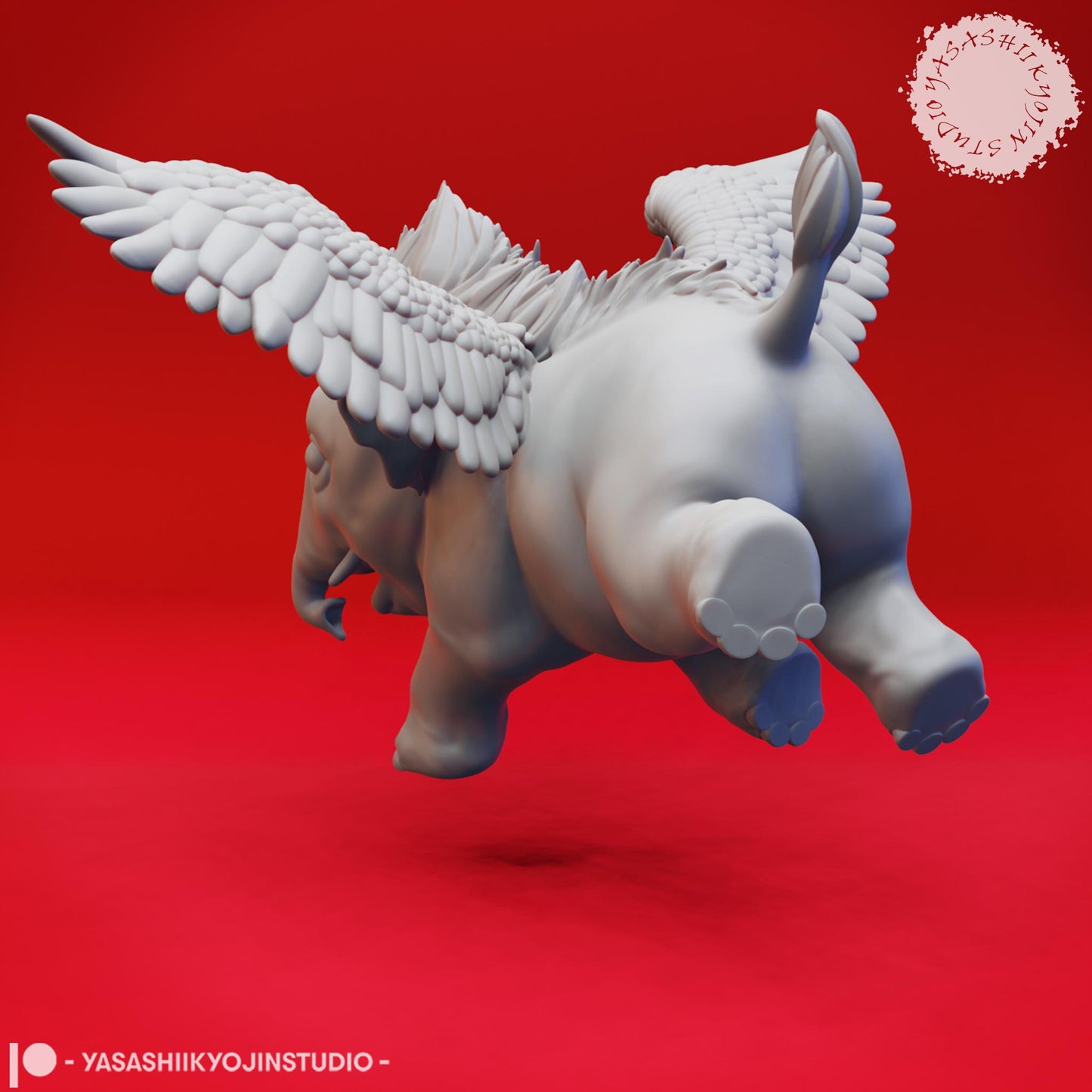Hollyphant miniature by Yasashii Kyojin Studio