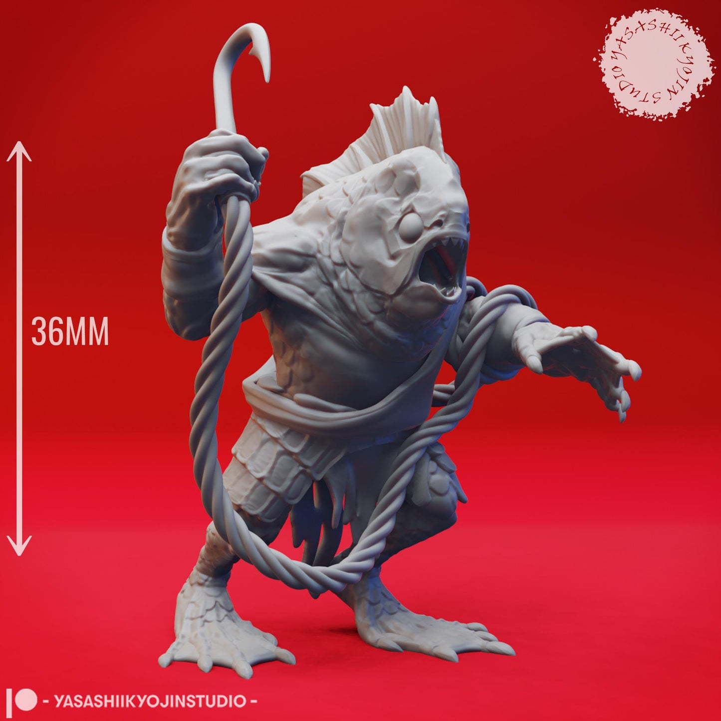 Kuo-toa miniature by Yasashii Kyojin Studio