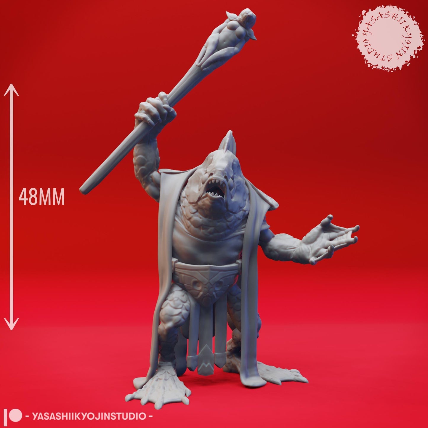 Kuo-toa miniature by Yasashii Kyojin Studio