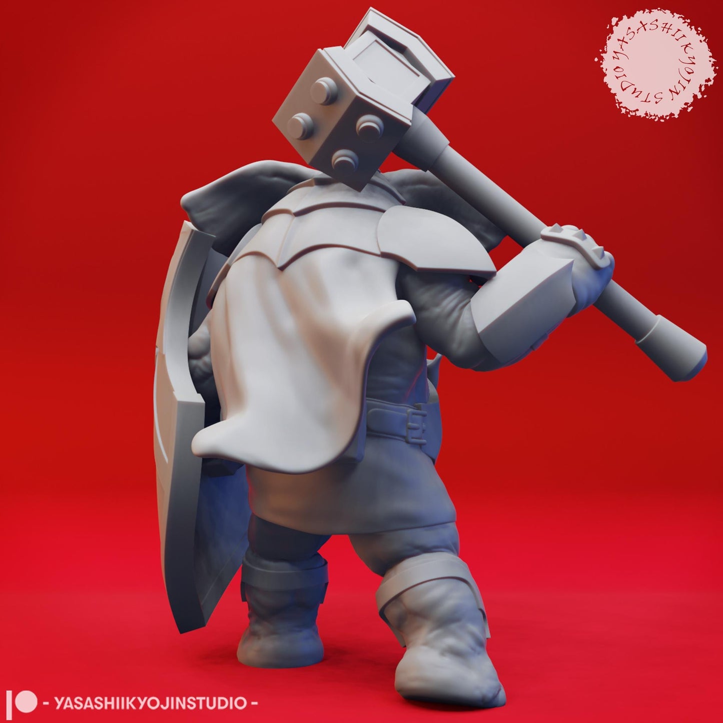Loxodon miniature by Yasashii Kyojin Studio