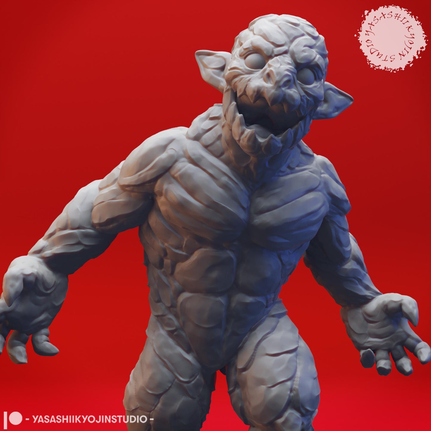Magmin miniature by Yasashii Kyojin Studio