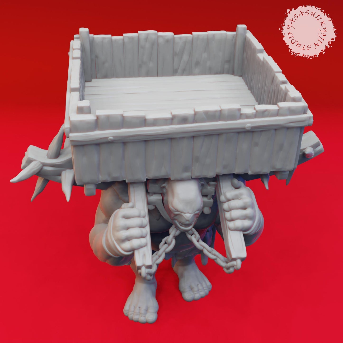 Ogre miniature by Yasashii Kyojin Studio