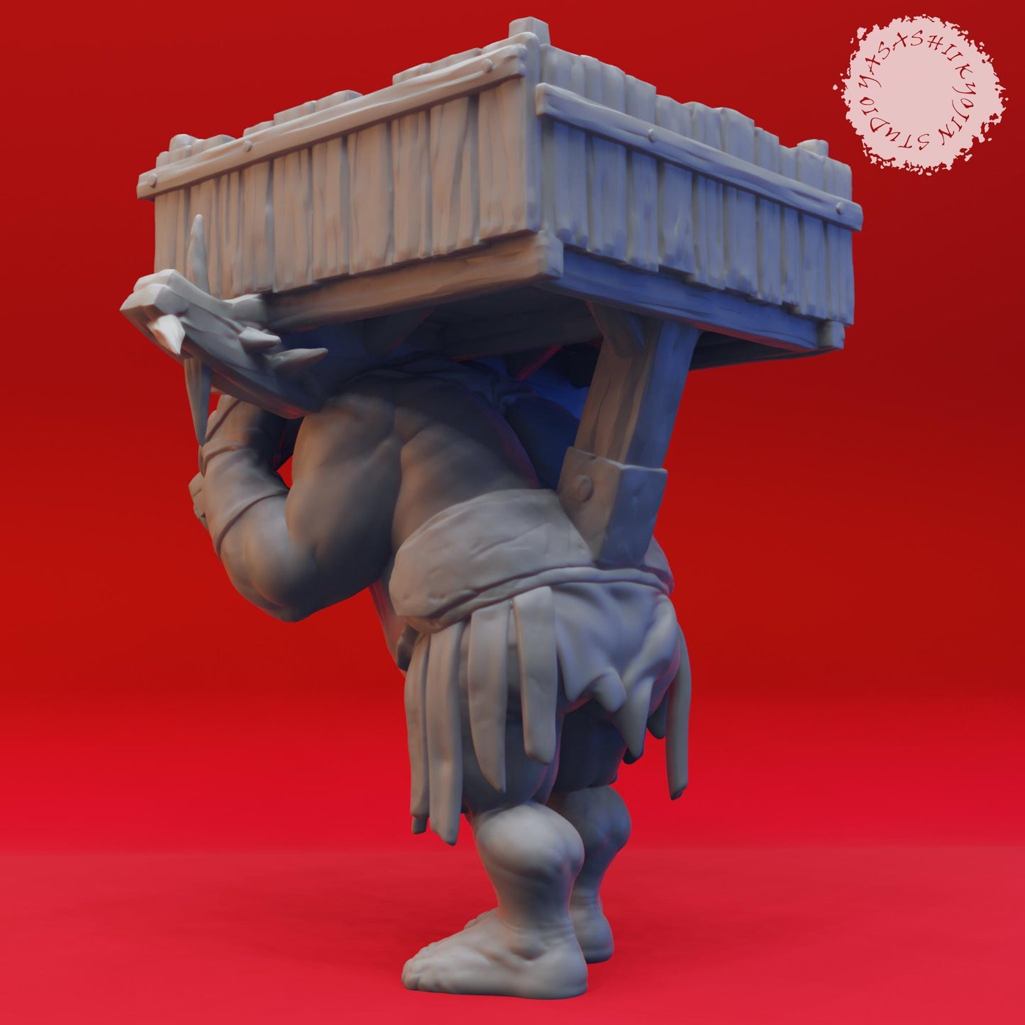 Ogre miniature by Yasashii Kyojin Studio