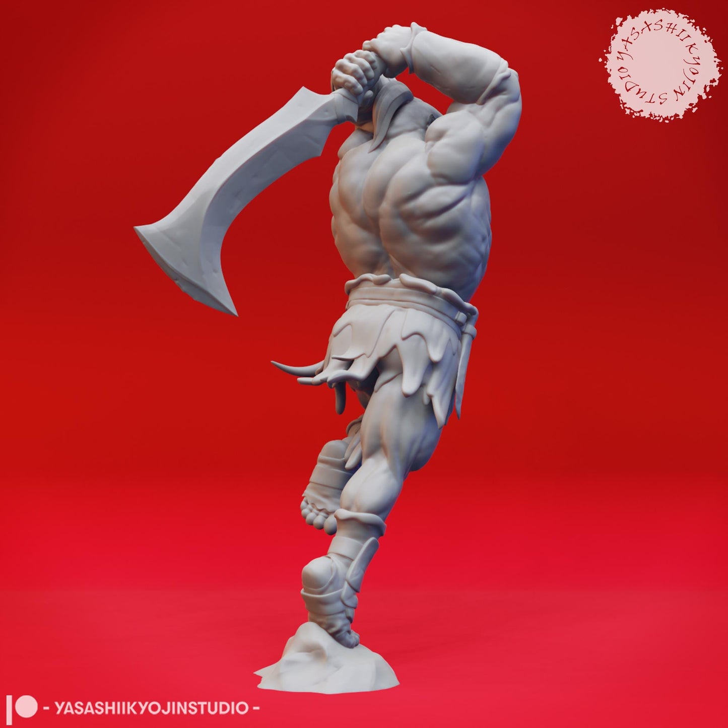 Orc miniature by Yasashii Kyojin Studio