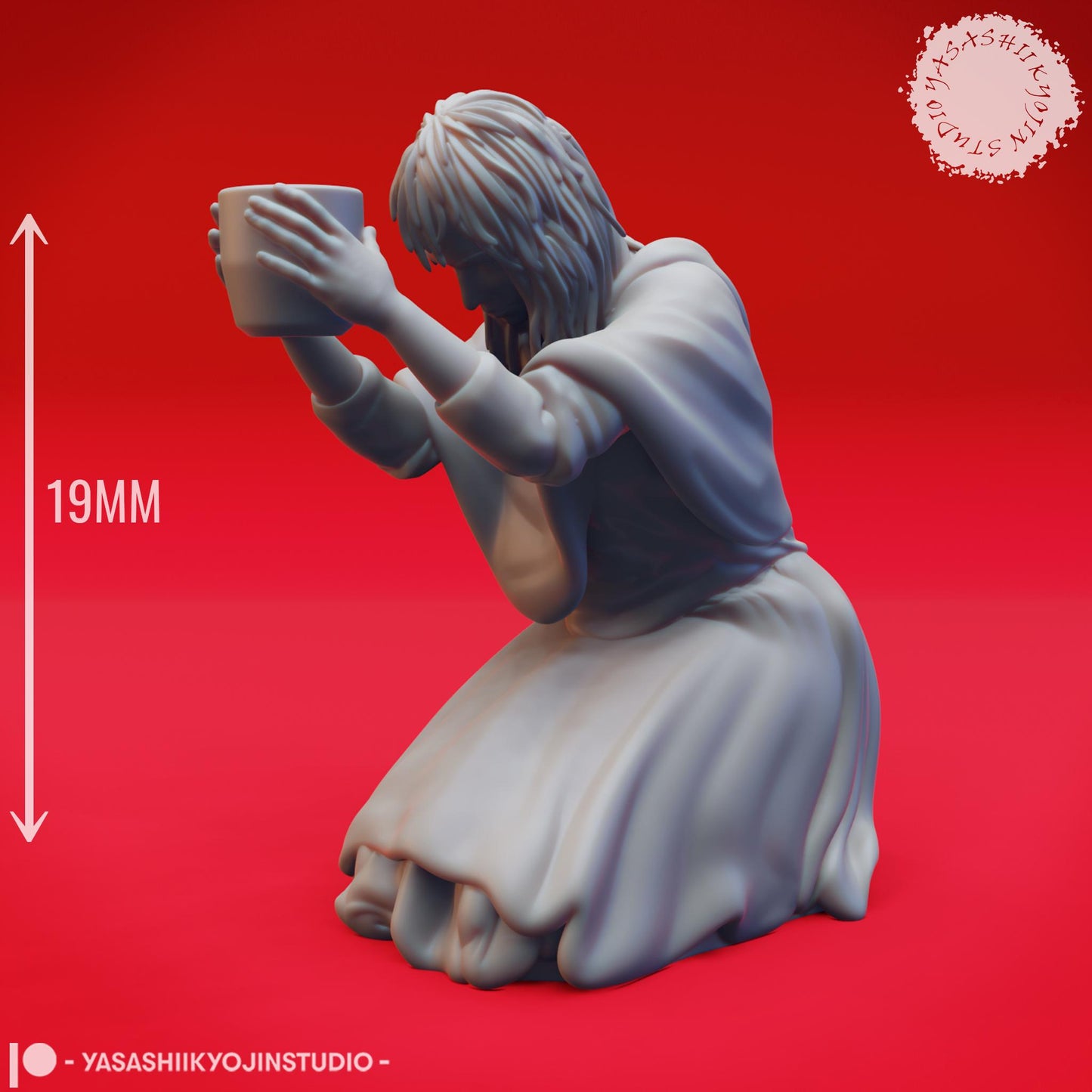 Townsfolk miniature by Yasashii Kyojin Studio