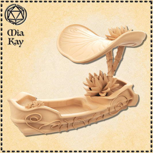 Lily Pad Boat miniature by M3DM