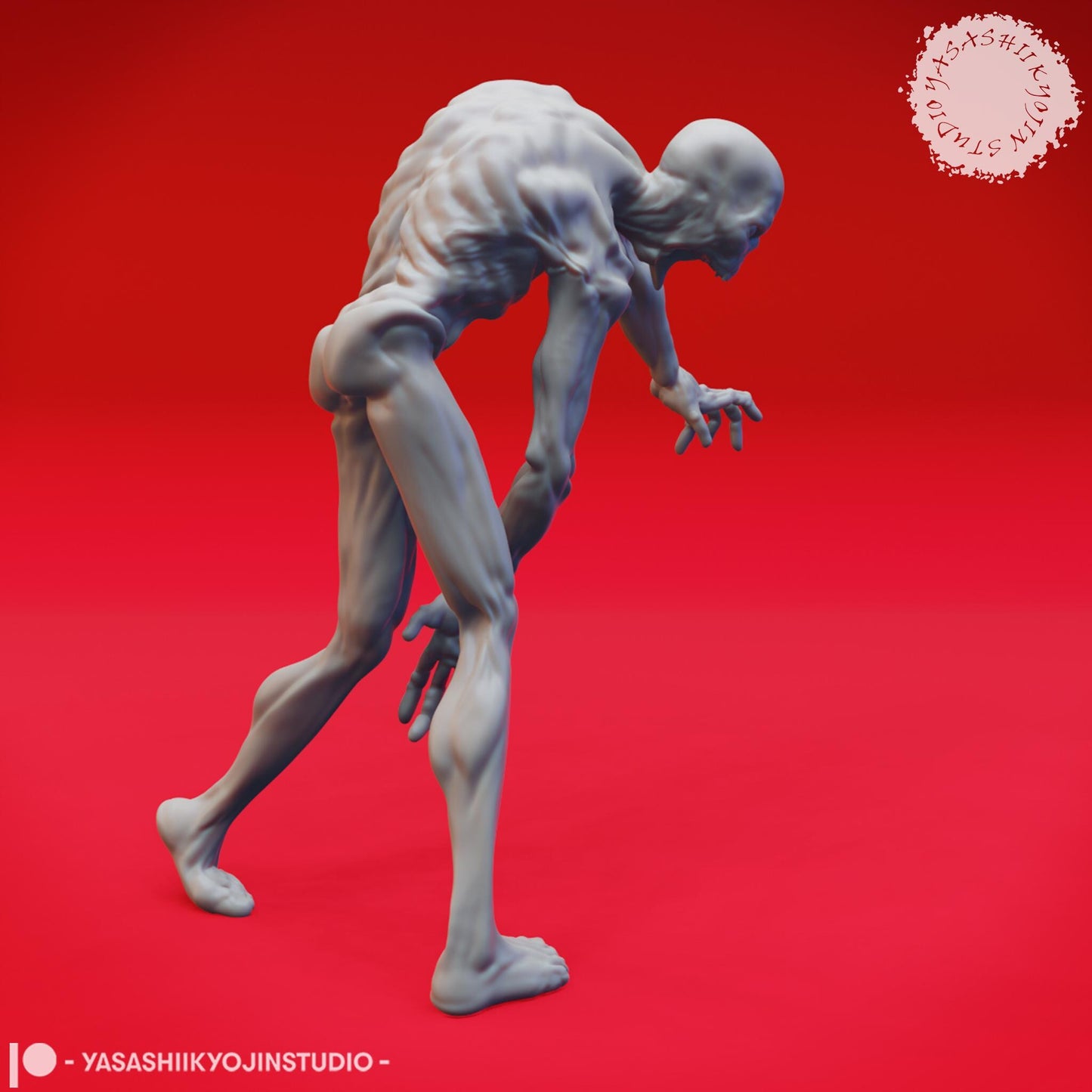 Zombie miniature by Yasashii Kyojin Studio