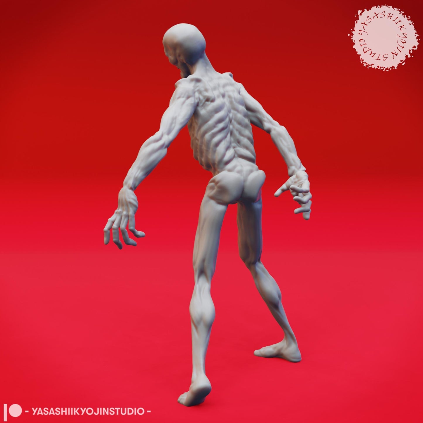 Zombie miniature by Yasashii Kyojin Studio
