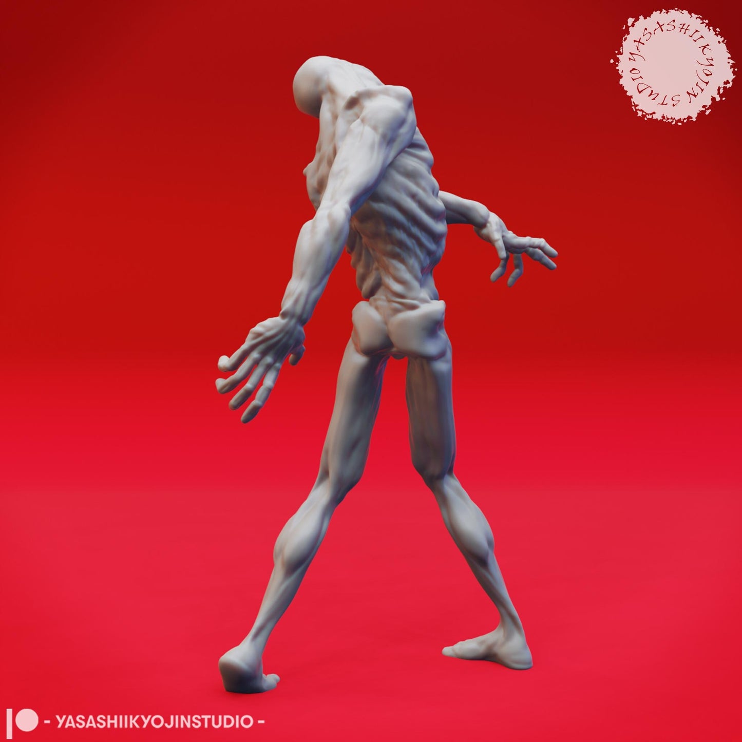 Zombie miniature by Yasashii Kyojin Studio