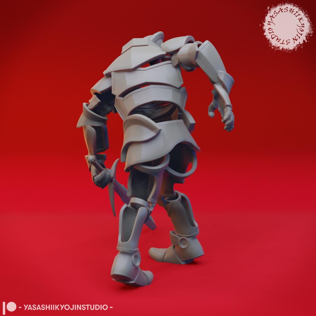 Animate Armour miniature by Yasashii Kyojin Studio