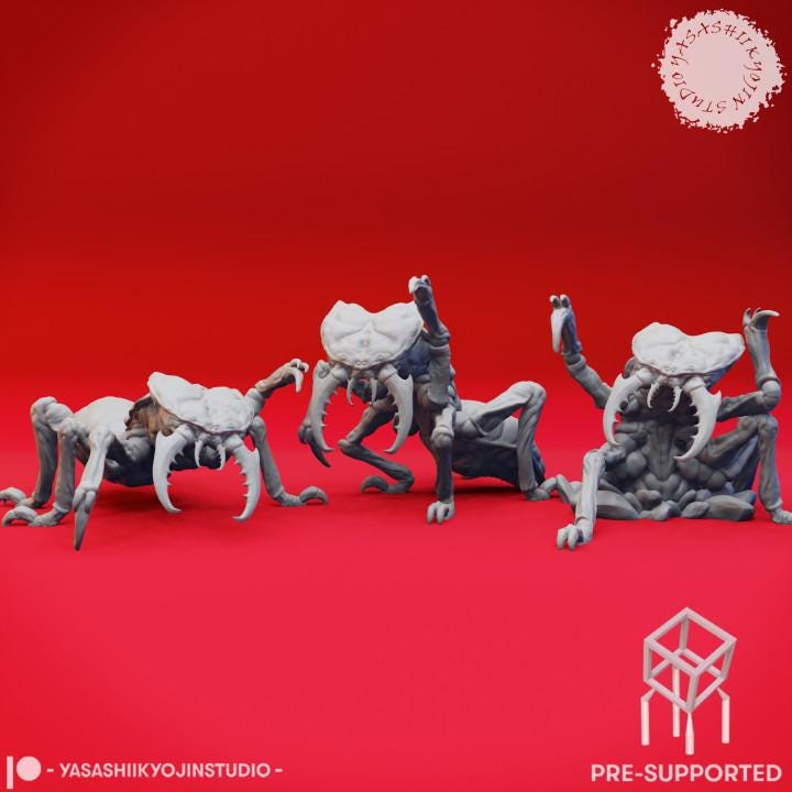 Ankheg miniature by Yasashii Kyojin Studio