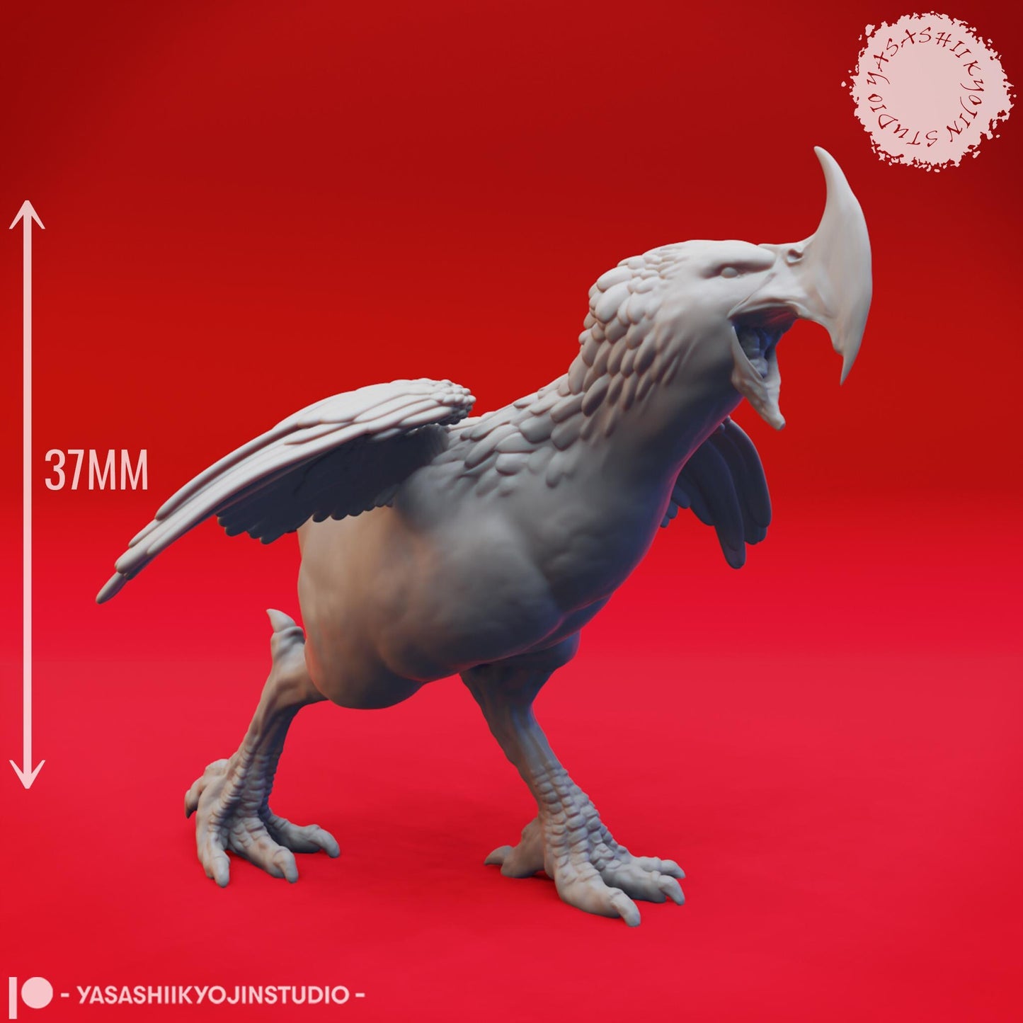 Axe beak miniature by Yasashii Kyojin Studio