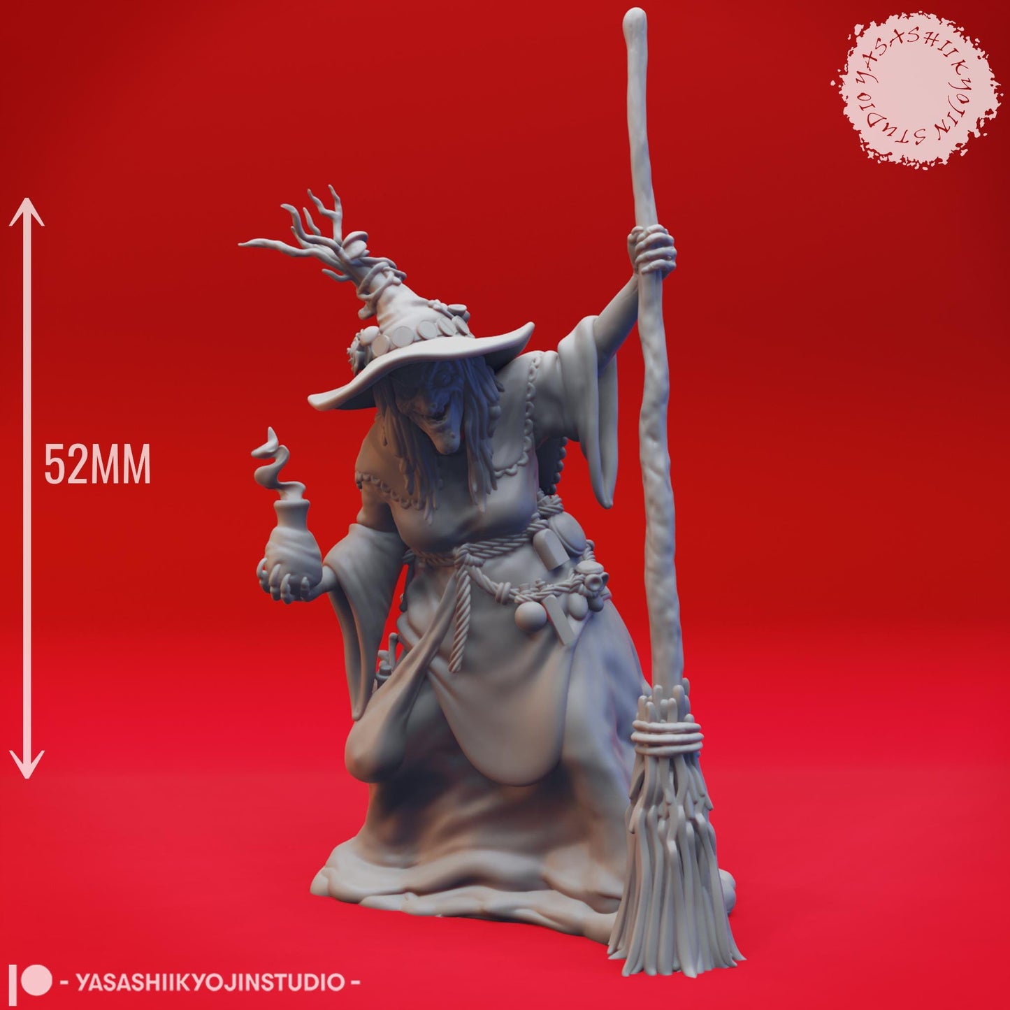Barovian Witch miniature by Yasashii Kyojin Studio
