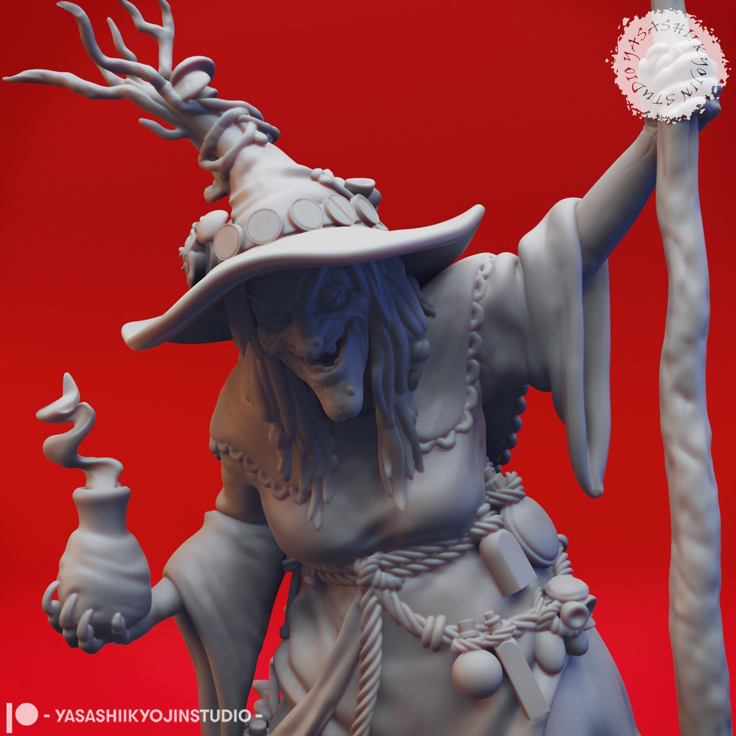 Barovian Witch miniature by Yasashii Kyojin Studio
