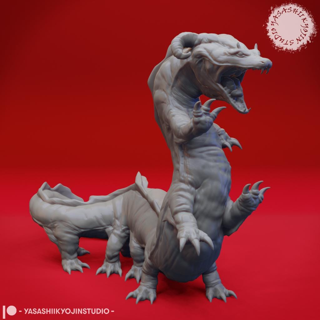 Behir miniature by Yasashii Kyojin Studio