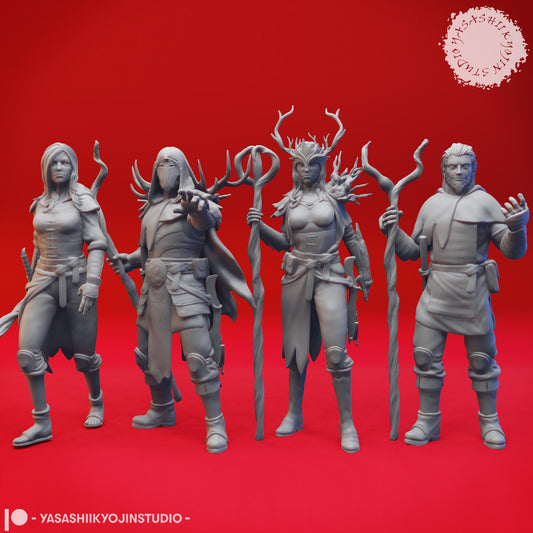 Druid miniature by Yasashii Kyojin Studio