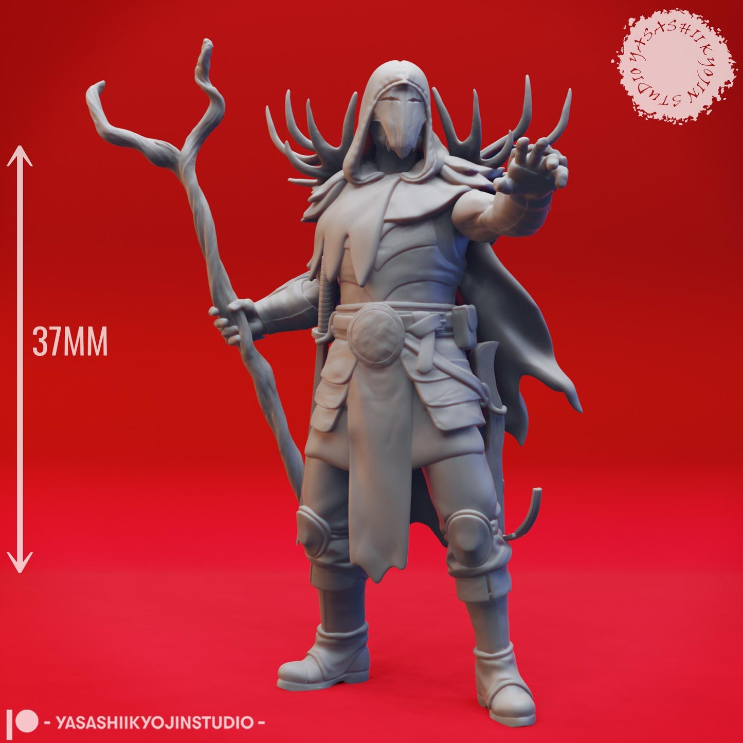 Druid miniature by Yasashii Kyojin Studio