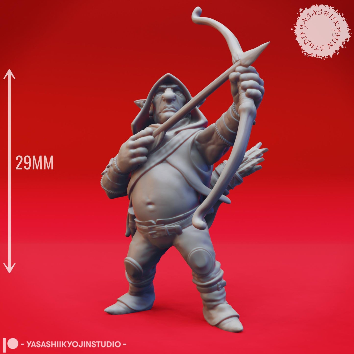 Deep Gnome miniature by Yasashii Kyojin Studio