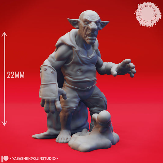 Deep Gnome Pudding King miniature by Yasashii Kyojin Studio