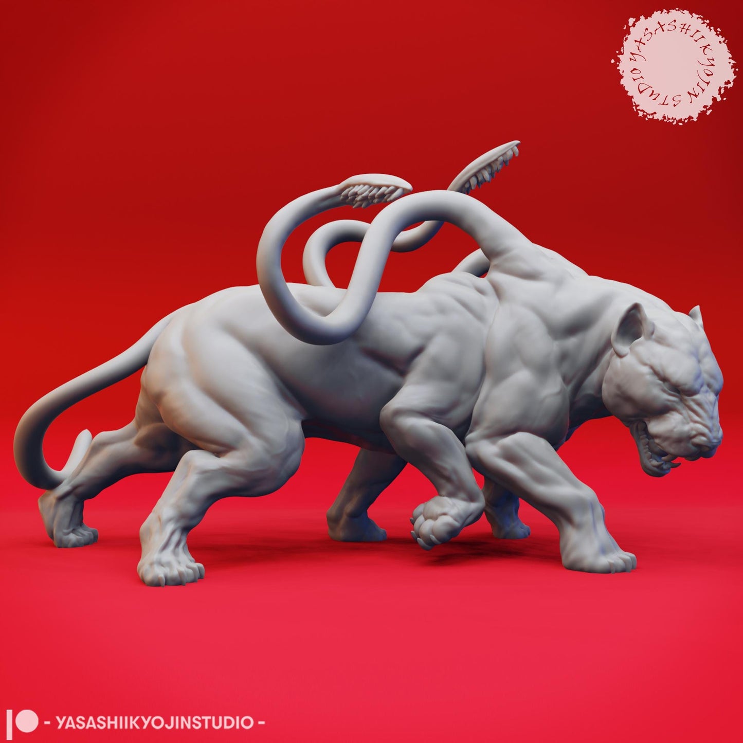 Displacer Beast miniature by Yasashii Kyojin Studio