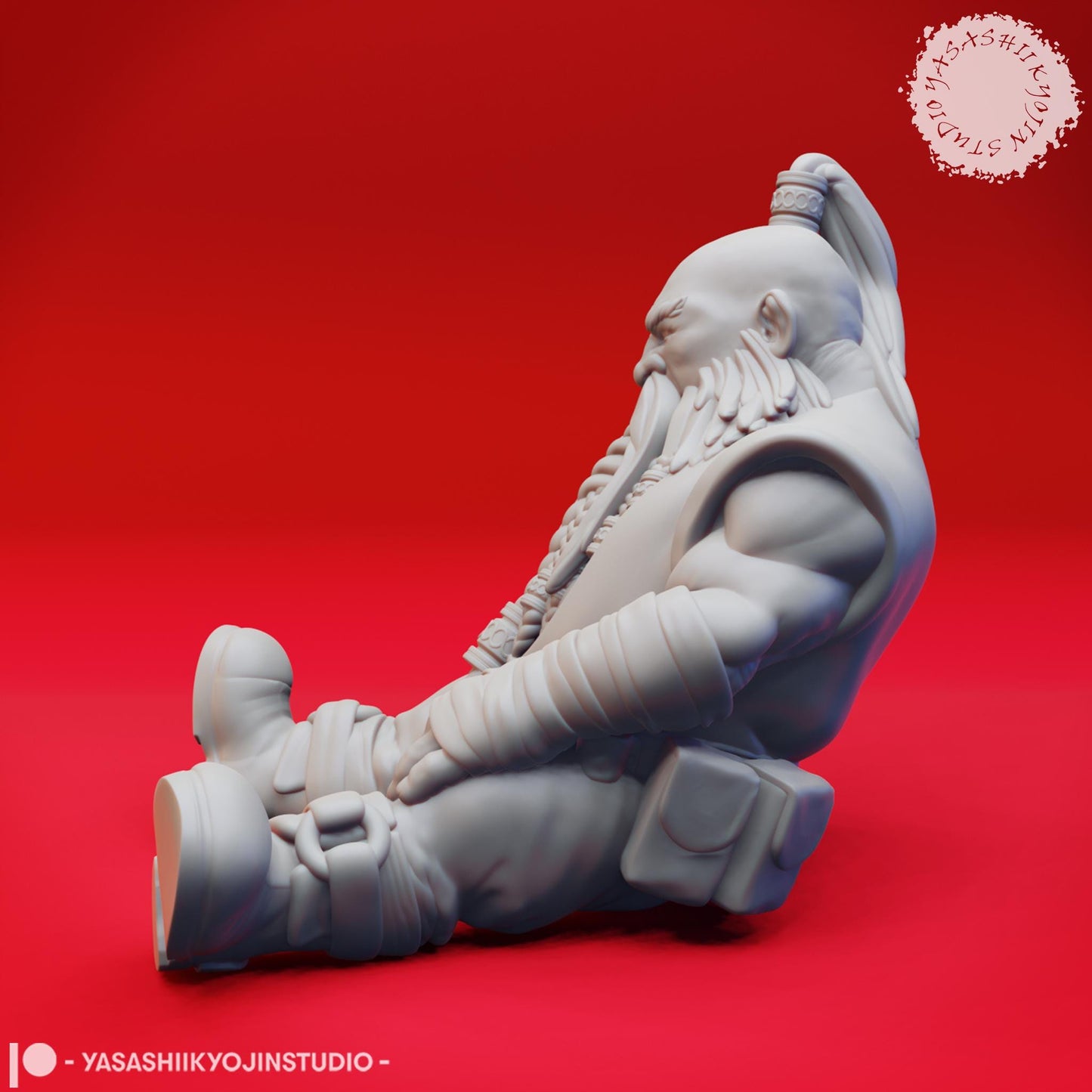 Dwarf Rockseeker miniature by Yasashii Kyojin Studio