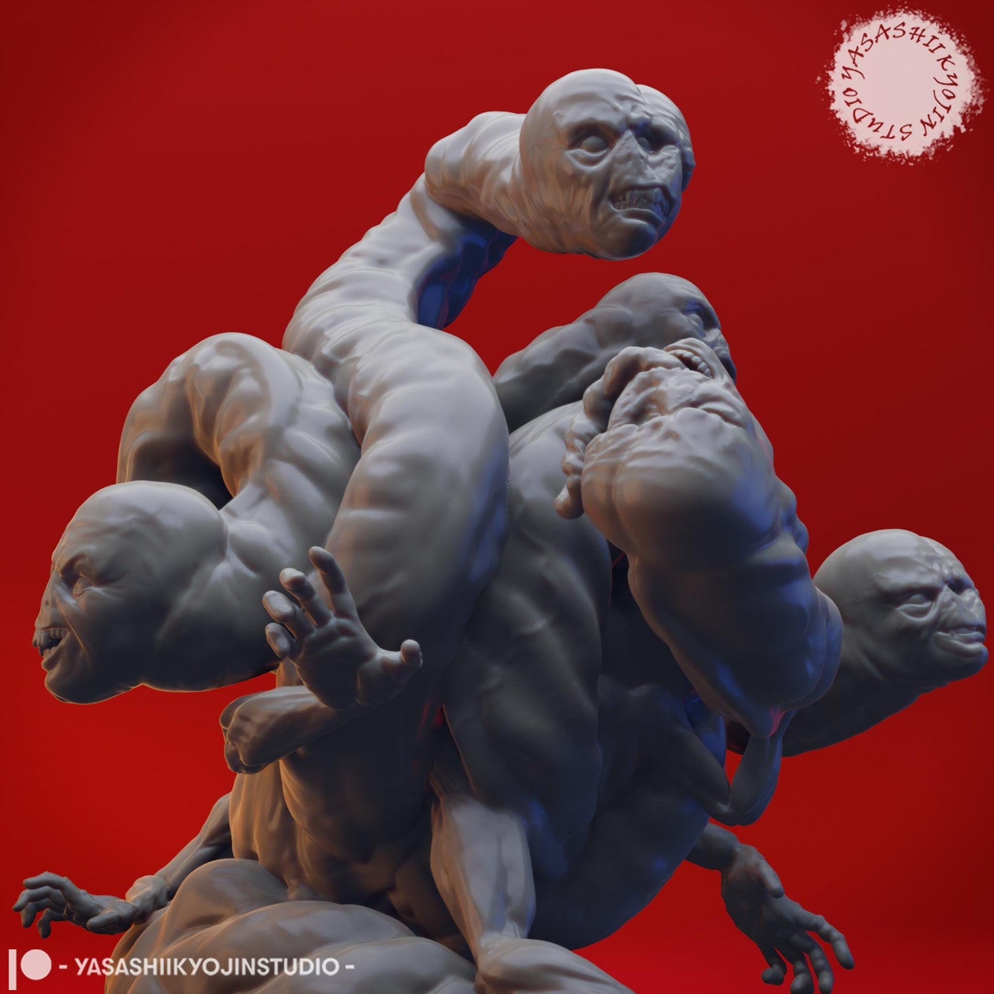False Hydra miniature by Yasashii Kyojin Studio