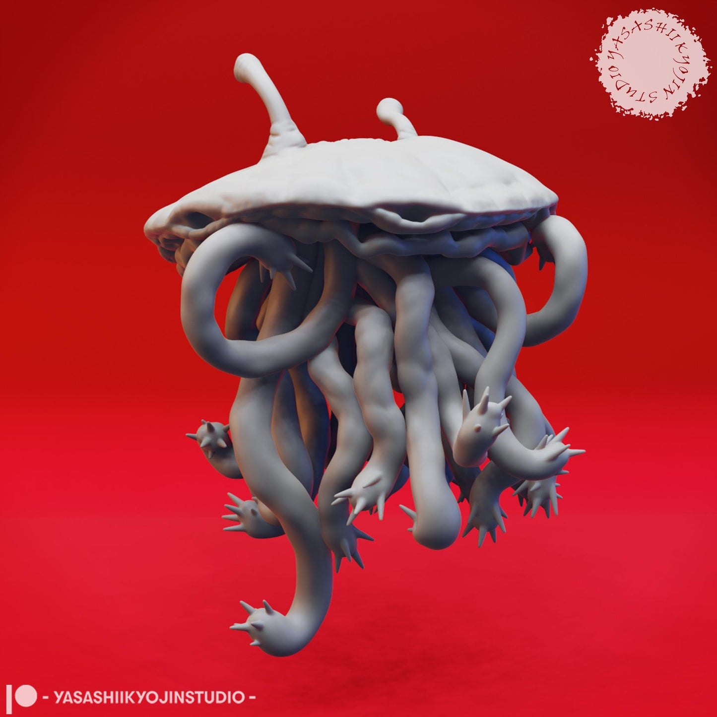 Flumph miniature by Yasashii Kyojin Studio