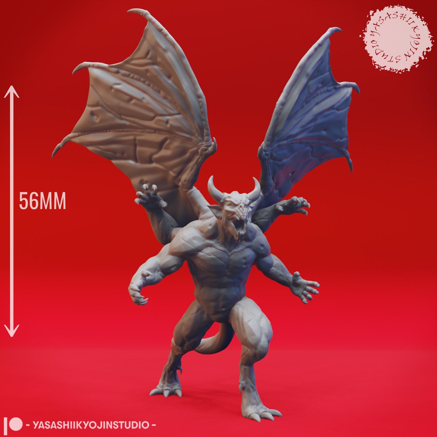Gargoyle miniature by Yasashii Kyojin Studio