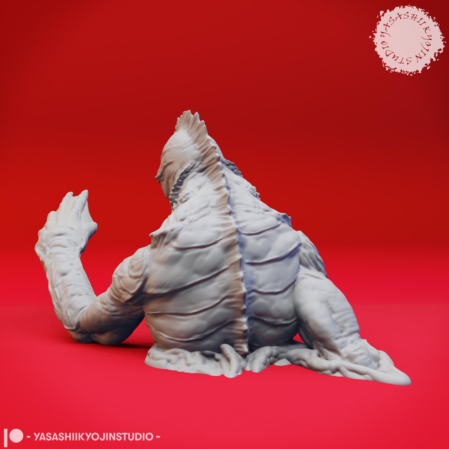 Gillman miniature by Yasashii Kyojin Studio